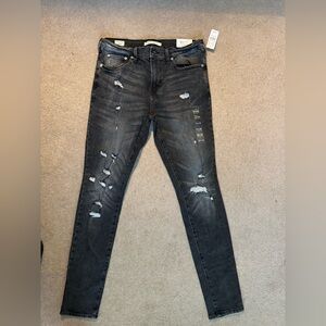 PacSun Distressed Black Jeans